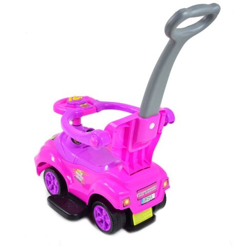JEŹDZIK, ODPYCHACZ Z DŹWIĘKAMI MEGA CAR 6W 1 Z DASZKIEM/TC202 JEŹDZIK, ODPYCHACZ Z DŹWIĘKAMI MEGA CAR 6W 1 Z DASZKIEM/TC202