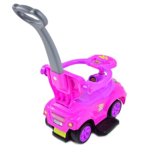 JEŹDZIK, ODPYCHACZ Z DŹWIĘKAMI MEGA CAR 6W 1 Z DASZKIEM/TC202 JEŹDZIK, ODPYCHACZ Z DŹWIĘKAMI MEGA CAR 6W 1 Z DASZKIEM/TC202