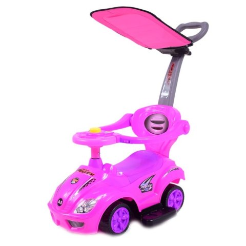 JEŹDZIK, ODPYCHACZ Z DŹWIĘKAMI MEGA CAR 6W 1 Z DASZKIEM/TC202 JEŹDZIK, ODPYCHACZ Z DŹWIĘKAMI MEGA CAR 6W 1 Z DASZKIEM/TC202