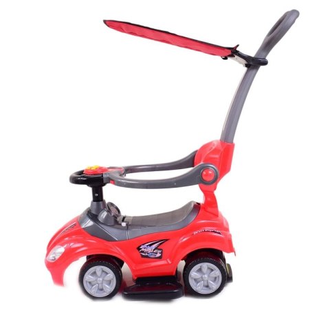 JEŹDZIK, ODPYCHACZ Z DŹWIĘKAMI MEGA CAR 6W 1 Z DASZKIEM/TC202 JEŹDZIK, ODPYCHACZ Z DŹWIĘKAMI MEGA CAR 6W 1 Z DASZKIEM/TC202