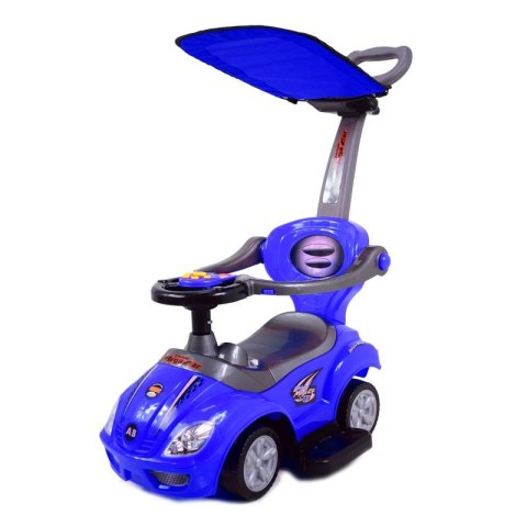 JEŹDZIK, ODPYCHACZ Z DŹWIĘKAMI MEGA CAR 6W 1 Z DASZKIEM/TC202 JEŹDZIK, ODPYCHACZ Z DŹWIĘKAMI MEGA CAR 6W 1 Z DASZKIEM/TC202
