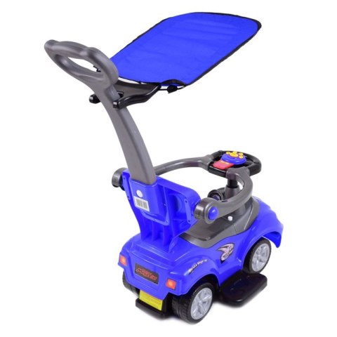 JEŹDZIK, ODPYCHACZ Z DŹWIĘKAMI MEGA CAR 6W 1 Z DASZKIEM/TC202 JEŹDZIK, ODPYCHACZ Z DŹWIĘKAMI MEGA CAR 6W 1 Z DASZKIEM/TC202
