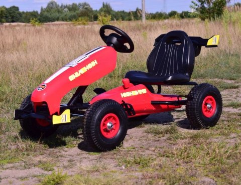 NAJNOWSZY GOKART NA PEDAŁY, KOŁA POMPOWANE, HAMULCE/G202 NAJNOWSZY GOKART NA PEDAŁY, KOŁA POMPOWANE, HAMULCE/G202
