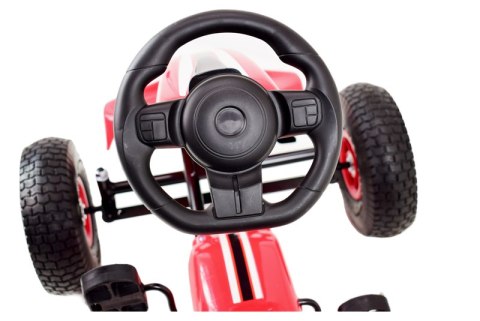 NAJNOWSZY GOKART NA PEDAŁY, KOŁA POMPOWANE, HAMULCE/G202 NAJNOWSZY GOKART NA PEDAŁY, KOŁA POMPOWANE, HAMULCE/G202