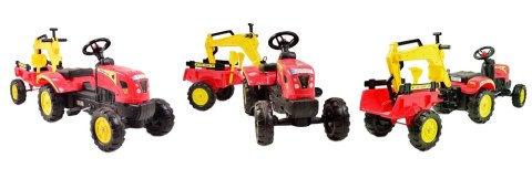 TRAKTOR NA PEDAŁY Z PRZYCZEPĄ I KOPARKĄ/ TR3007 TRAKTOR NA PEDAŁY Z PRZYCZEPĄ I KOPARKĄ/ TR3007
