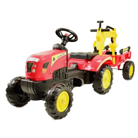 TRAKTOR NA PEDAŁY Z PRZYCZEPĄ I KOPARKĄ/ TR3007 TRAKTOR NA PEDAŁY Z PRZYCZEPĄ I KOPARKĄ/ TR3007