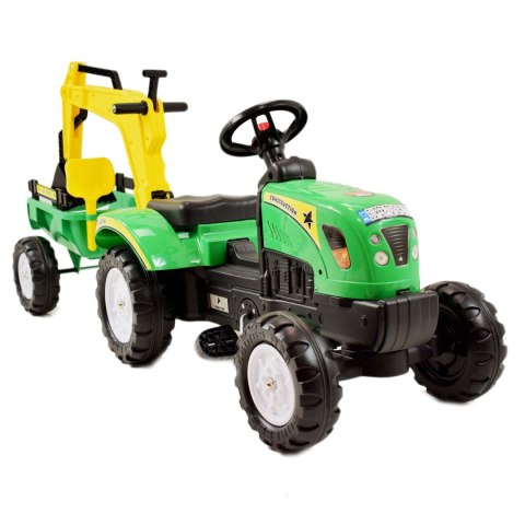 TRAKTOR NA PEDAŁY Z PRZYCZEPĄ I KOPARKĄ/ TR3007 TRAKTOR NA PEDAŁY Z PRZYCZEPĄ I KOPARKĄ/ TR3007