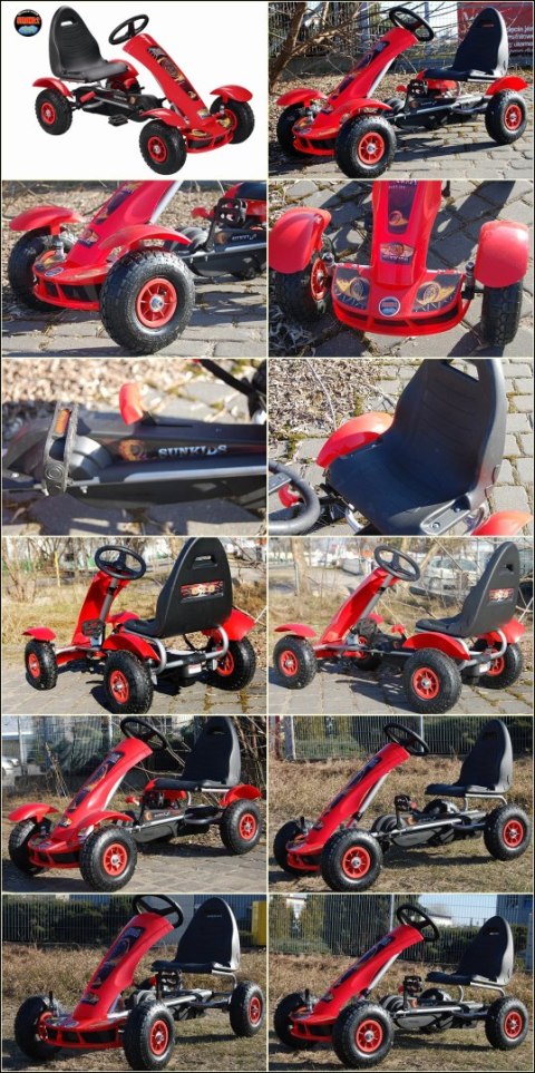 WIELKI GOKART NA PEDAŁY FORMUŁA, POMP KOŁA/F-618 WIELKI GOKART NA PEDAŁY FORMUŁA, POMP KOŁA/F-618