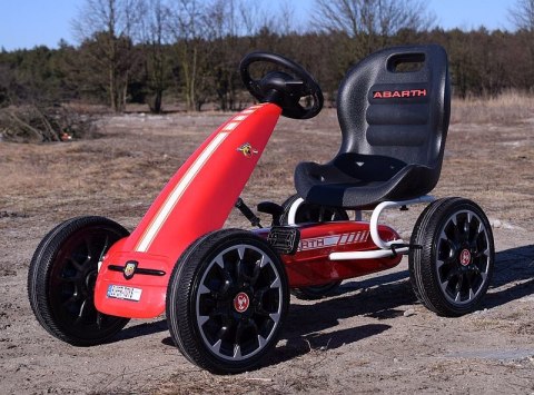 WIELKI LICENCJONOWANY GOKART FIAT ABARTH KOŁA EVA JAKOŚĆ /PB9388A WIELKI LICENCJONOWANY GOKART FIAT ABARTH KOŁA EVA JAKOŚĆ /PB9388A