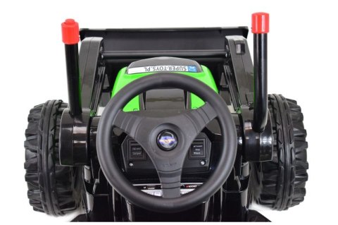 MEGA TRAKTOR Z ŁYŻKĄ - ŁADOWARKĄ. MIĘKKIE SIEDZENIE, PILOT, RADIO FM/HL389 MEGA TRAKTOR Z ŁYŻKĄ - ŁADOWARKĄ. MIĘKKIE SIEDZENIE, PILOT, RADIO FM/HL389