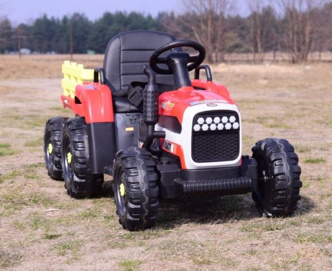 SUPER TRAKTOR FAST NA AKUMULATOR Z PRZYCZEPĄ, MIĘKKIE KOŁA, MIĘKKIE SIEDZENIE, PILOT/JC005 SUPER TRAKTOR FAST NA AKUMULATOR Z PRZYCZEPĄ, MIĘKKIE KOŁA, MIĘKKIE SIEDZENIE, PILOT/JC005