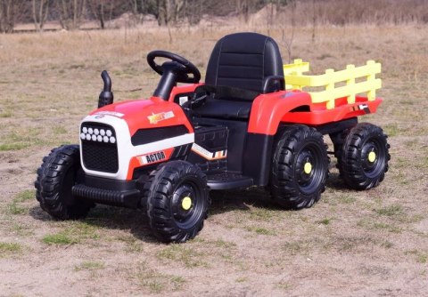 SUPER TRAKTOR FAST NA AKUMULATOR Z PRZYCZEPĄ, MIĘKKIE KOŁA, MIĘKKIE SIEDZENIE, PILOT/JC005 SUPER TRAKTOR FAST NA AKUMULATOR Z PRZYCZEPĄ, MIĘKKIE KOŁA, MIĘKKIE SIEDZENIE, PILOT/JC005