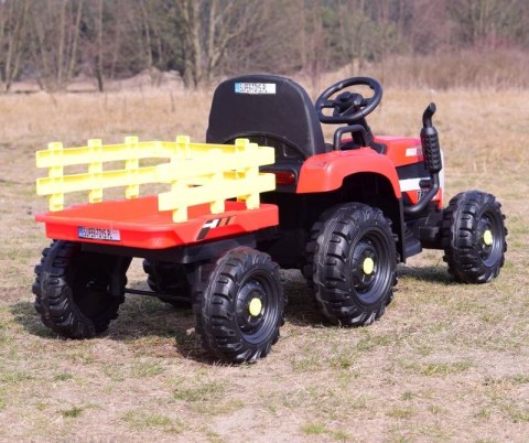 SUPER TRAKTOR FAST NA AKUMULATOR Z PRZYCZEPĄ, MIĘKKIE KOŁA, MIĘKKIE SIEDZENIE, PILOT/JC005 SUPER TRAKTOR FAST NA AKUMULATOR Z PRZYCZEPĄ, MIĘKKIE KOŁA, MIĘKKIE SIEDZENIE, PILOT/JC005