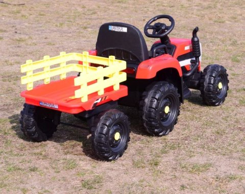 SUPER TRAKTOR FAST NA AKUMULATOR Z PRZYCZEPĄ, MIĘKKIE KOŁA, MIĘKKIE SIEDZENIE, PILOT/JC005 SUPER TRAKTOR FAST NA AKUMULATOR Z PRZYCZEPĄ, MIĘKKIE KOŁA, MIĘKKIE SIEDZENIE, PILOT/JC005