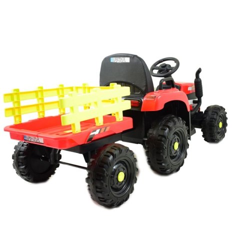 SUPER TRAKTOR FAST NA AKUMULATOR Z PRZYCZEPĄ, MIĘKKIE KOŁA, MIĘKKIE SIEDZENIE, PILOT/JC005 SUPER TRAKTOR FAST NA AKUMULATOR Z PRZYCZEPĄ, MIĘKKIE KOŁA, MIĘKKIE SIEDZENIE, PILOT/JC005