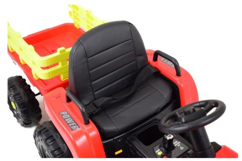 SUPER TRAKTOR FAST NA AKUMULATOR Z PRZYCZEPĄ, MIĘKKIE KOŁA, MIĘKKIE SIEDZENIE, PILOT/JC005 SUPER TRAKTOR FAST NA AKUMULATOR Z PRZYCZEPĄ, MIĘKKIE KOŁA, MIĘKKIE SIEDZENIE, PILOT/JC005