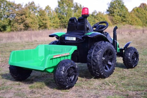 SUPER TRAKTOR TRUCK Z PRZYCZEPĄ I KOGUTEM, MIĘKKIE KOŁA, MIĘKKIE SIEDZENIE, PILOT/HZB200 SUPER TRAKTOR TRUCK Z PRZYCZEPĄ I KOGUTEM, MIĘKKIE KOŁA, MIĘKKIE SIEDZENIE, PILOT/HZB200