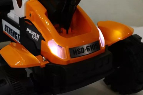 TRAKTOR NA AKUMULATOR Z RUCHOMYM RAMIENIEM - SPYCHACZEM, MIĘKKIE SIEDZENIE/HSD6106B TRAKTOR NA AKUMULATOR Z RUCHOMYM RAMIENIEM - SPYCHACZEM, MIĘKKIE SIEDZENIE/HSD6106B