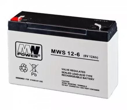 AKUMULATOR AGM -MWS-12AH-6V AKUMULATOR AGM -MWS-12AH-6V