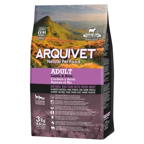 Arquivet Adult jagnięcina z ryżem 3 kg Arquivet Adult jagnięcina z ryżem 3 kg