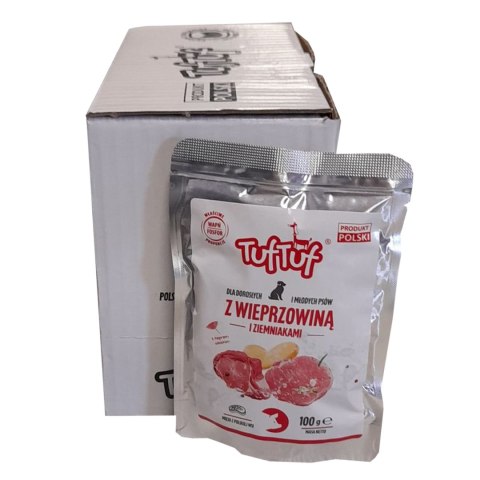 TUF TUF Saszetka wieprzowina z ziemniakami 100 g x 10szt. TUF TUF Saszetka wieprzowina z ziemniakami 100 g x 10szt.