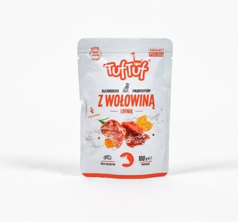 TUF TUF Saszetka wołowina z dynią 100 g TUF TUF Saszetka wołowina z dynią 100 g