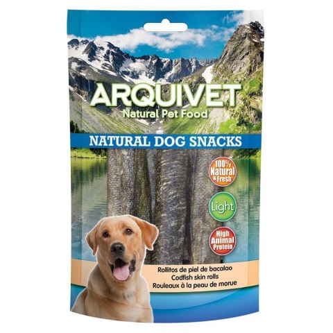 Arquivet Roladki ze skóry dorsza 70 g Arquivet Roladki ze skóry dorsza 70 g