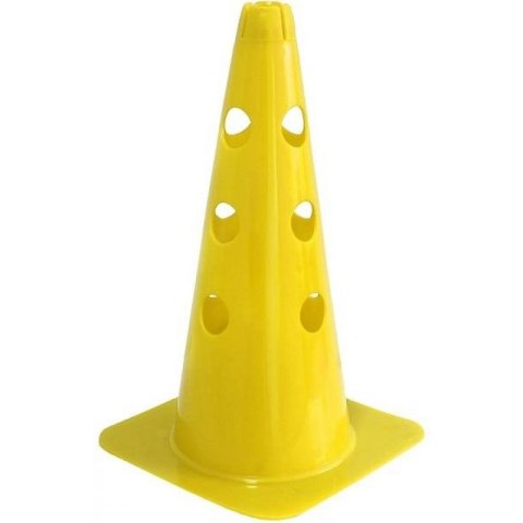 Pachołek z otworami 37,5 cm żółty Pachołek z otworami 37,5 cm żółty