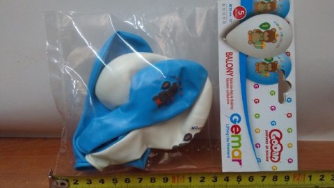 Balony 5szt MOJE 1 URODZINY DLA CHŁOPCÓW Balony 5szt MOJE 1 URODZINY DLA CHŁOPCÓW