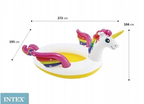 Brodzik/basen dmuchany JEDNOROŻEC z fontanną INTEX | 5741 Brodzik/basen dmuchany JEDNOROŻEC z fontanną INTEX | 5741