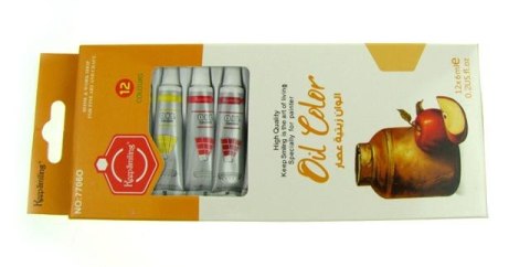 Farby olejne 12szt. w tubie | FAR-16126 (ŻÓŁTE) Farby olejne 12szt. w tubie | FAR-16126 (ŻÓŁTE)