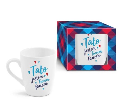 Kubek ceramiczny 300ml TATO JESTEM TWOIM FANEM Kubek ceramiczny 300ml TATO JESTEM TWOIM FANEM