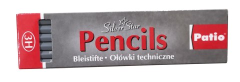 Ołówek techniczny 12szt. PATIO PENCIL 3H Ołówek techniczny 12szt. PATIO PENCIL 3H