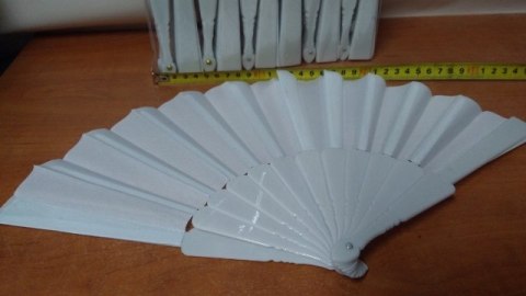 Wachlarz 12szt BIAŁY 10=1214 Wachlarz 12szt BIAŁY 10=1214
