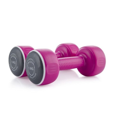 Hantle Body Sculpture SMART 2x1,5 kg BW 108 różowe Hantle Body Sculpture SMART 2x1,5 kg BW 108 różowe