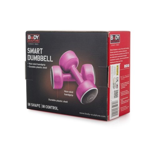 Hantle Body Sculpture SMART 2x1,5 kg BW 108 różowe Hantle Body Sculpture SMART 2x1,5 kg BW 108 różowe