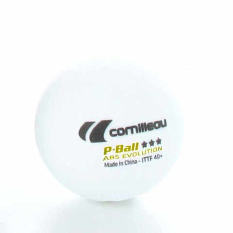 Piłeczki do tenisa stołowego Cornilleau P-BALL ITTF białe 3 szt. Piłeczki do tenisa stołowego Cornilleau P-BALL ITTF białe 3 szt.