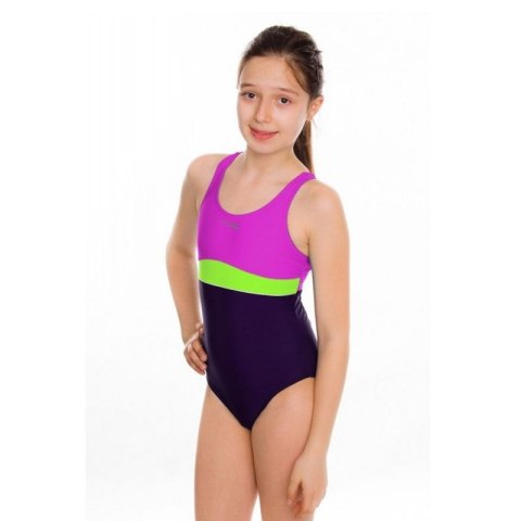 Strój kąpielowy Aqua-speed Emily Junior różowo-fioletowy Strój kąpielowy Aqua-speed Emily Junior różowo-fioletowy