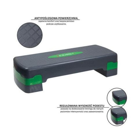 Step do aerobiku HMS AS003 green/gray Step do aerobiku HMS AS003 green/gray