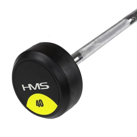 Sztanga/gryf stały gumowany HMS 40 kg GSG-40 Sztanga/gryf stały gumowany HMS 40 kg GSG-40