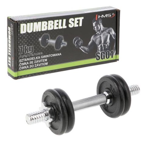 Hantla z gwintem HMS SG01 7 kg Hantla z gwintem HMS SG01 7 kg