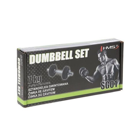 Hantla z gwintem HMS SG01 7 kg Hantla z gwintem HMS SG01 7 kg