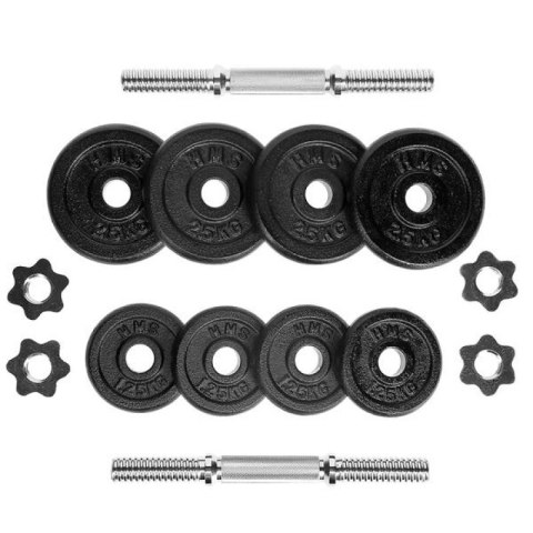 Sztangielki w walizce HMS ST20 2 x 10kg 17-59-101 Sztangielki w walizce HMS ST20 2 x 10kg 17-59-101