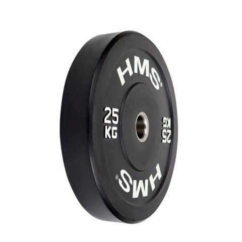 Talerz olimpijski HMS BLACK BUMPER 25 kg BBR25 Talerz olimpijski HMS BLACK BUMPER 25 kg BBR25