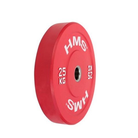 Talerz olimpijski HMS RED BUMPER 25 kg CBR25 Talerz olimpijski HMS RED BUMPER 25 kg CBR25
