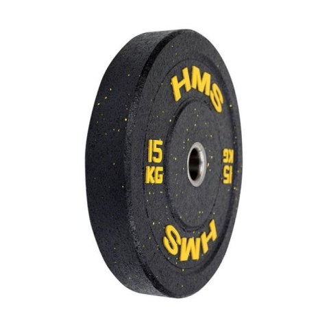 Talerz olimpijski HMS YELLOW BUMPER 15 kg HTBR15 Talerz olimpijski HMS YELLOW BUMPER 15 kg HTBR15