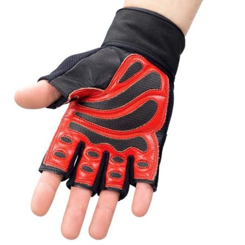 Rękawice na siłownię Black/Red HMS RST01 ROZM. XXL Rękawice na siłownię Black/Red HMS RST01 ROZM. XXL