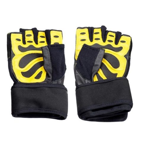 Rękawice na siłownię Black/Yellow HMS RST01 r.M Rękawice na siłownię Black/Yellow HMS RST01 r.M