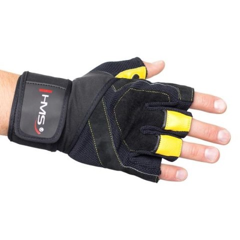 Rękawice na siłownię Black/Yellow HMS RST01 r.M Rękawice na siłownię Black/Yellow HMS RST01 r.M