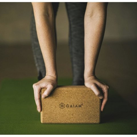 Kostka do jogi GAIAM z korka 52292 Kostka do jogi GAIAM z korka 52292
